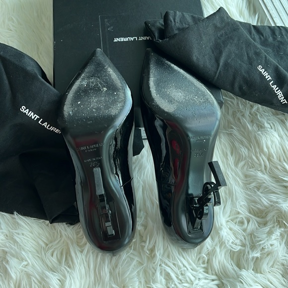 Saint Laurent size EU 39.5 Opyum Pumps in black Patent Leather - Picture 7 of 9
